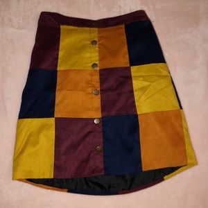 Boutique block print skirt